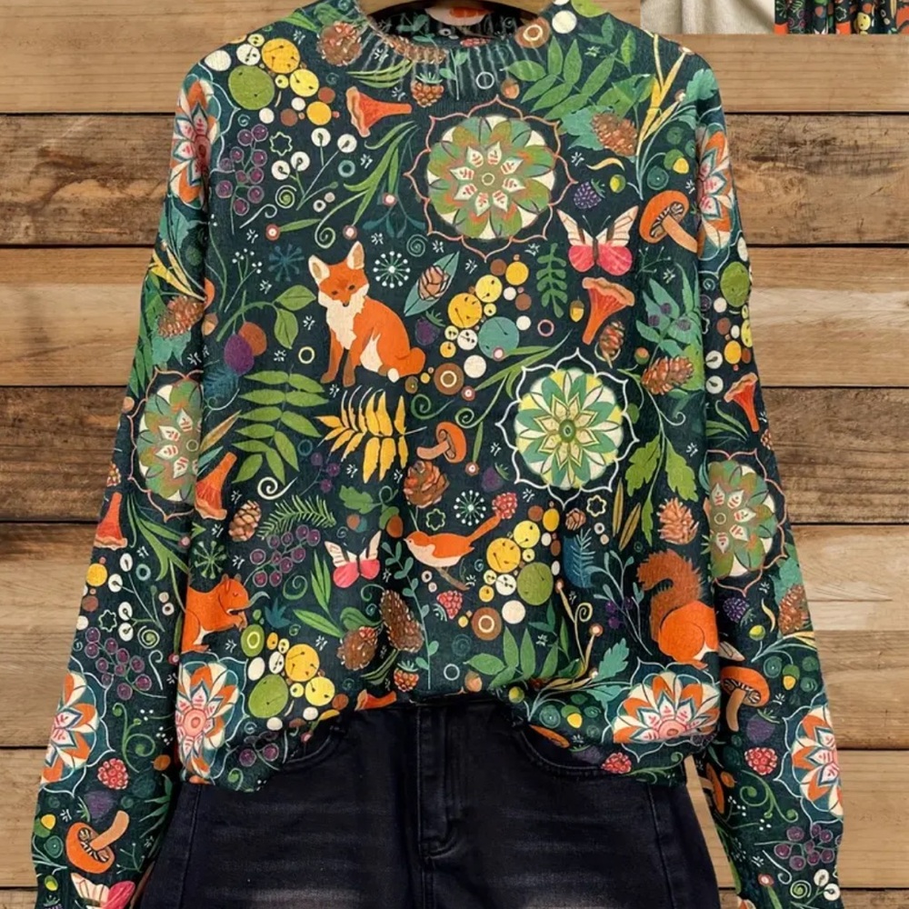 Forest FOX sweater